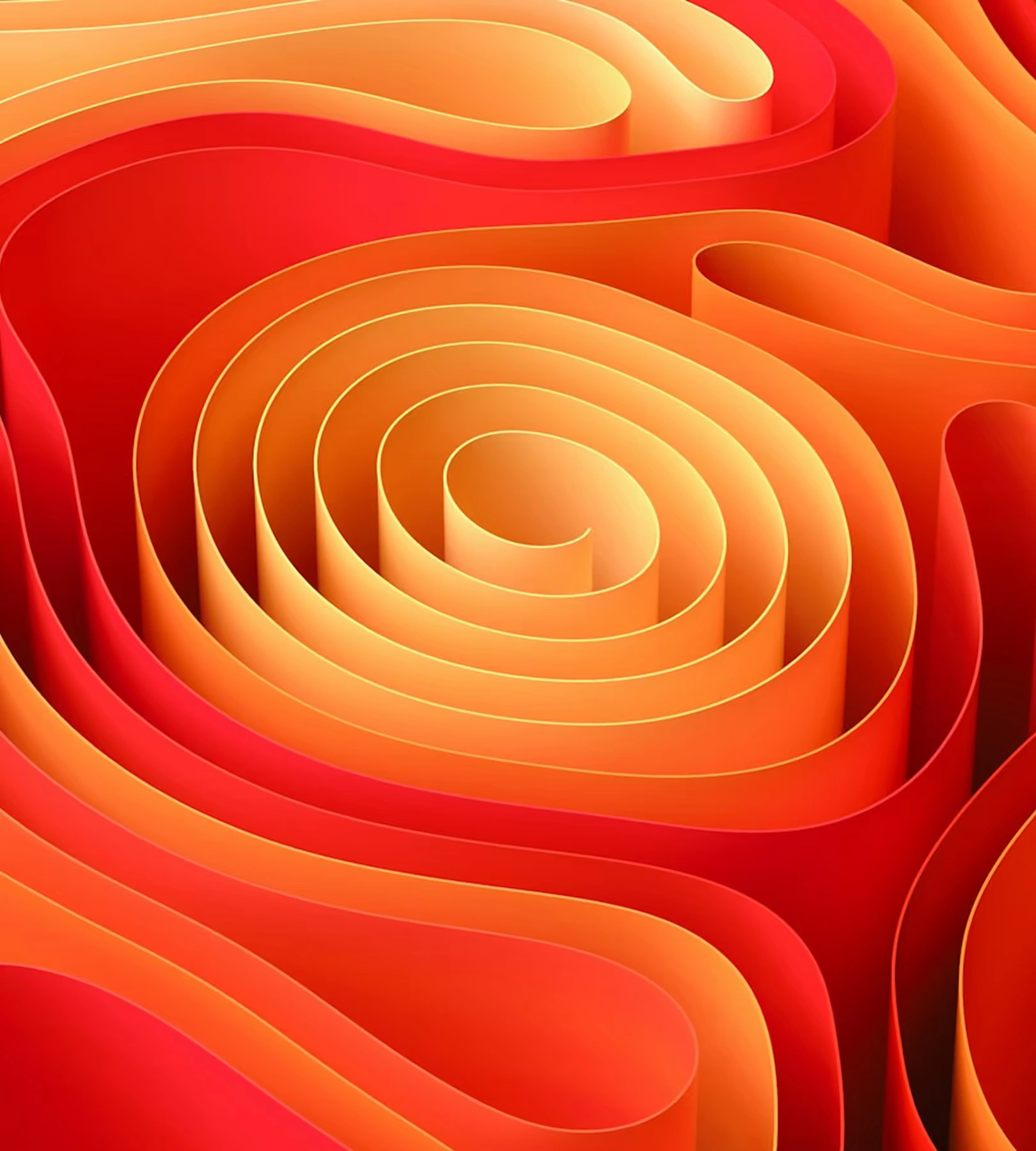 Push Past Pack Design in New Style — Layered orange composition