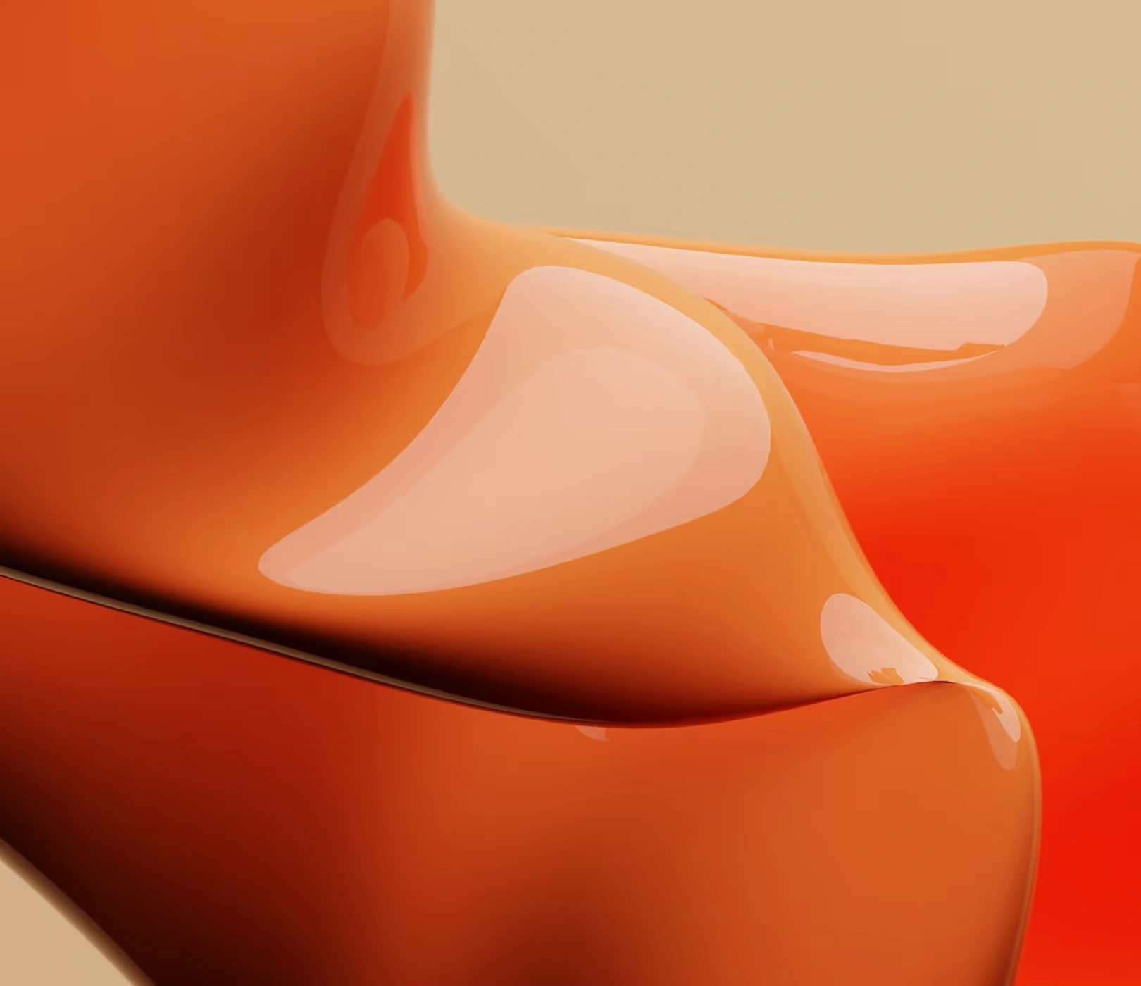 Push Past Pack Design in New Style — Sculptural material detail